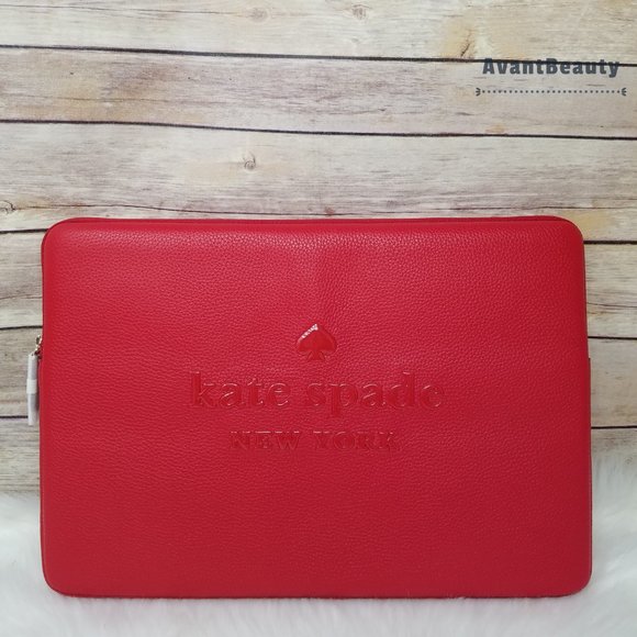 Sienne Logo Laptop Sleeve Case Kate Spade chili - Picture 10 of 12